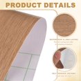 thumbnail image 3 of Uxcell Self-Adhesive Wood Grain Repair Tape with Scraper for Furniture Brown Wood 2"x33', 3 of 7