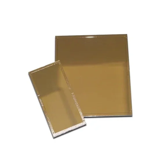 Shade 10 Welding Helmet Gold Filter Glass Lens 4.5X5.25
