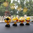 thumbnail image 3 of Creative Shaking Head Doll Expression Bag Car Ornaments Cute Cartoon Auto Personality Decor Products Car Interior Accessories, 3 of 7