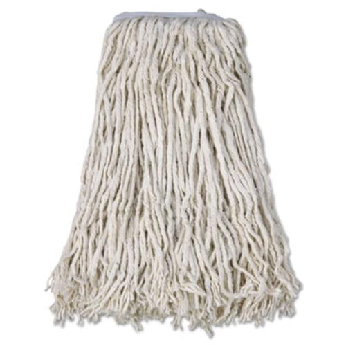 Boardwalk CM02032S Cotton Mop Head, Cut-end, #32, White, 12 carton by BOARDWALK