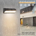 thumbnail image 3 of Outdoor Wall Light With Motion Sensor, Modern Outdoor Wall Light, Waterproof Led Outdoor Light Fixture For Terrace, Garden, Pathway, Patio, Villa, Corridor, 3 of 5