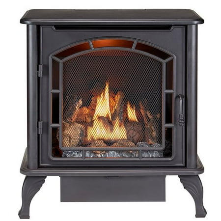 White Electric Stove - Duluth Forge 1,100 sq. ft. Vent Free Gas Stove