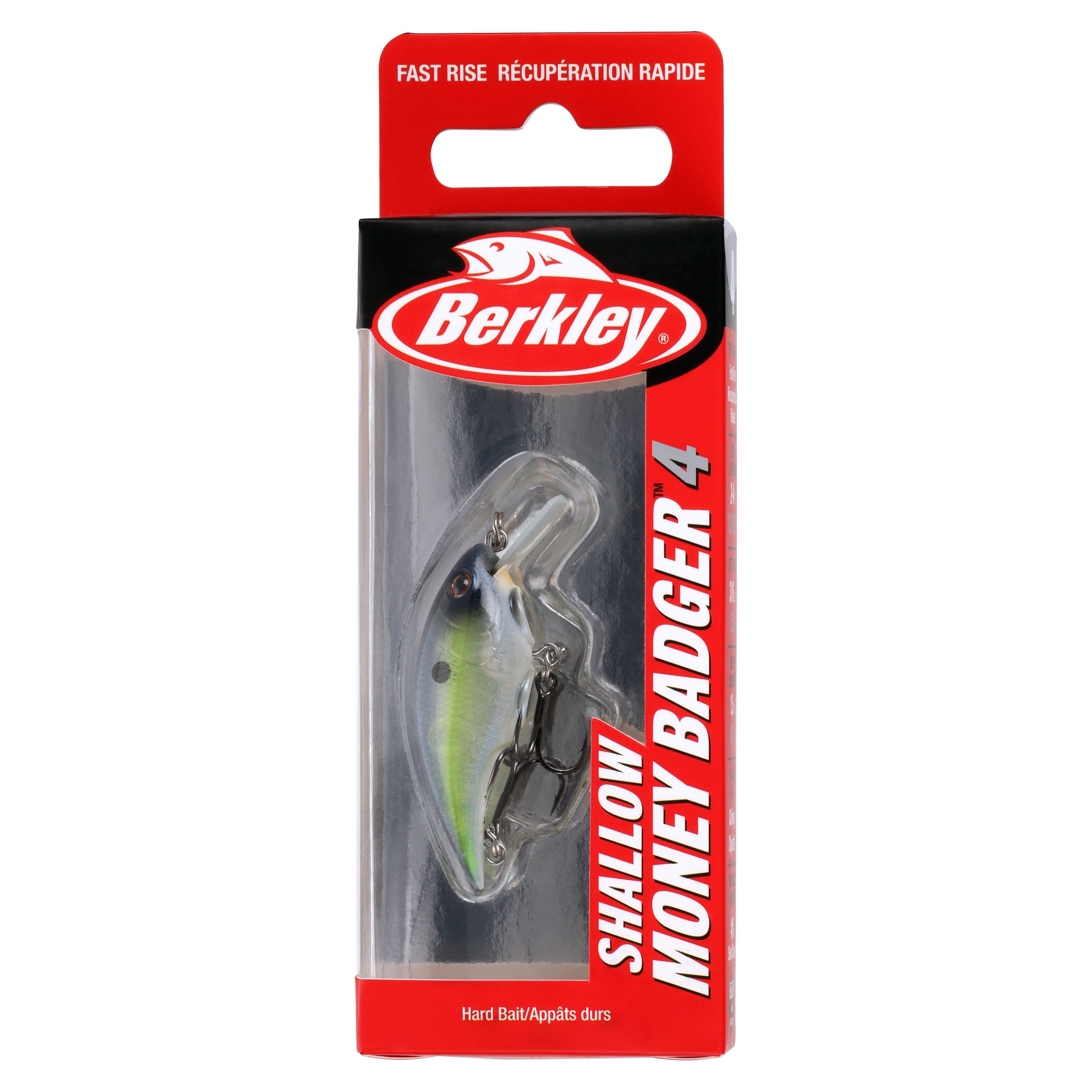 Berkley Shallow Money Badger Fishing Crankbait, 2.1 in, Hybrid Baitfish-Crayfish