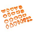 thumbnail image 4 of Clay Cutters Set, Clay Cutters Comfortable Hand Grip  For Craft Decoration ANGGREK Clay Earring Cutters, 4 of 8