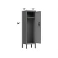 thumbnail image 5 of M optimized Metal Locker Single Tier Steel Storage Cabinet with 2 Separate Compartments for Gym Home Office School, 5 of 6