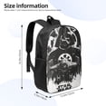 thumbnail image 4 of Darth Vader Backpack Cute Pattern College Laptop Schoolbag 17 Inch Large Daily Travel Hiking Sports Casual Daypack, 4 of 8