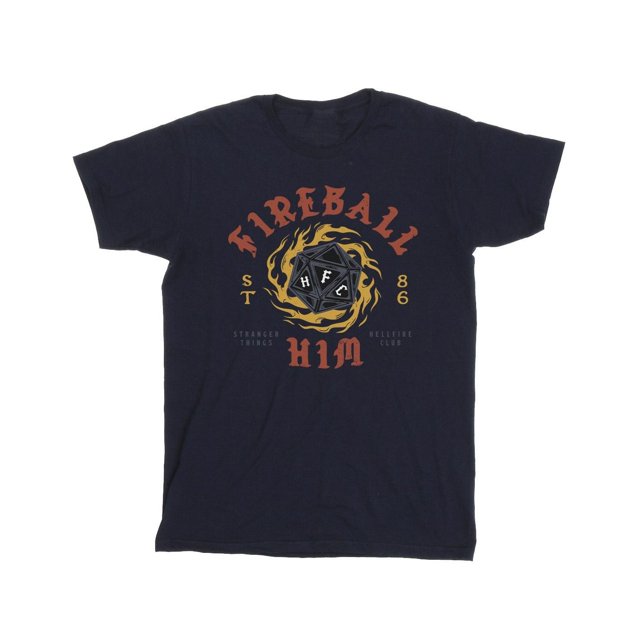 Netflix T-Shirt Homme Stranger Things dés Boule de Feu 86