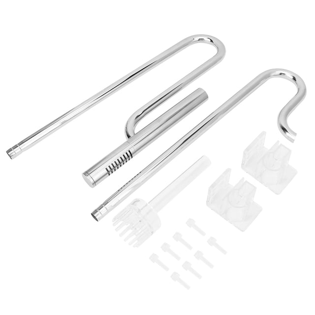 Plant Inflow Pipe,Stainless Steel Aquarium Plant Skimmer Pipe Aquarium Inflow Pipe Seamless Integration