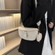 thumbnail image 4 of Bolso de cuero para mujer bolso de cintura con cinturón de gran capacidad bolso informal con mini bolso, 4 of 9