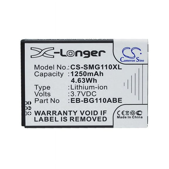 1250mAh EB-BG110ABE Battery for Samsung SM-G110B SM-G110 SM-G110M SM-G110H SM-G110B/DS Galaxy Pocket 2 Duos Galaxy Pocket 2
