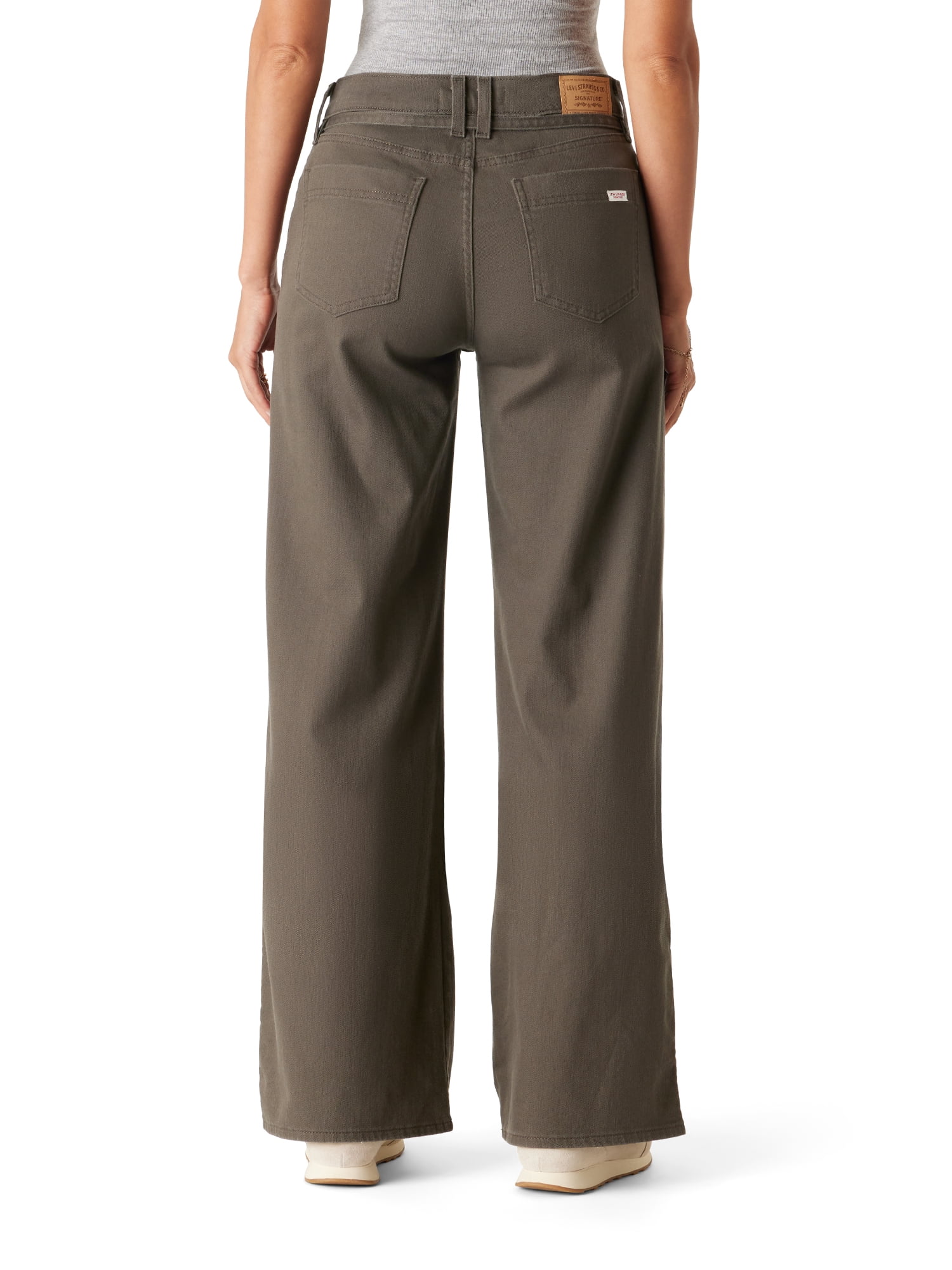 Levi Strauss Signature Women's and Women's Plus Vintage Belted Wide Leg, Sizes 2-16