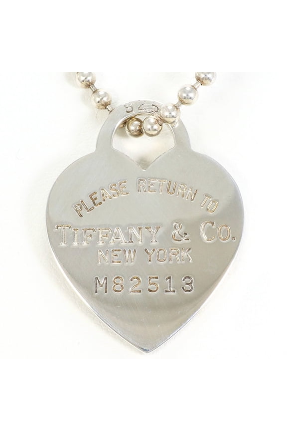 Pre-Owned Tiffany & Co. 925 Sterling Silver Necklace, Total Weight: Approx. 22.8g,... (Good)