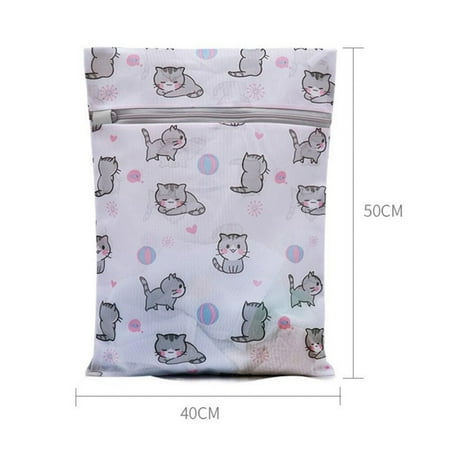 

Velocity Storage Laundry Bag Polyester Printing Laundry Bag Underwear Bra Washing Machine Bag Mesh Travel Folding Laundry Basket