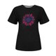 thumbnail image 3 of Tops Cortos para Mujeres Bandera de Moda Impresa Cuello Redondo, Camiseta de Manga 3/4 para Uso Diario, Casero Y Cómodo, 3 of 4