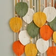 thumbnail image 5 of Macrame Tapestry Wall Hanging - Hand Woven Boho Tapestry Fall Leaves Wall Decor, for Bedroom Living Room Dorm, 5 of 6
