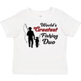 thumbnail image 3 of Inktastic World's Greatest Fishing Duo Boys or Girls Toddler T-Shirt, 3 of 5