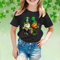thumbnail image 2 of TZEWGL Tops For Kid Short Sleeve Round Neck Cartoon Prints Trendy Fans Present Blouse For Toddlers size 3-4T, 2 of 4