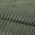 thumbnail image 4 of Modular Sectional Sofa Couches L-Shape Couch 3 Seat Modular Sofa Memory Foam Sectional Couches for Living Room, Cloud Couch with Oversized Chaise (Green Stripe, 94.5" Left Facing Chaise), 4 of 13