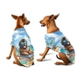 thumbnail image 3 of Newfoundland Hello Summer Beach Theme with Sunglasses and Tropical Cocktail Hawaiian Summer Shirt for Small Medium Large Dog Cat Newfie Dog Lover Gifts - 00009, 3 of 6