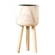 thumbnail image 3 of Maceta de madera con soportes Soporte decorativo para macetas Exhibición rústica Elegante Pequeño Sharpla Soporte para macetas, 3 of 8