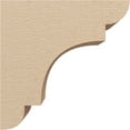 thumbnail image 3 of 5"W x 10"D x 10"H Classic New Brighton Rough Cedar Woodgrain TimberThane Corbel, Primed Tan, 3 of 6
