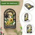 thumbnail image 3 of Sungmor Soporte de pared para macetas de 5.3", colgador de plantas de hierro fundido de alta resistencia, anillo vintage para sostener macetas y cestas de flores., 3 of 9