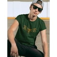 thumbnail image 2 of Shiny Dragonfly Neon T-Shirt Men -Image by Shutterstock, Male 5X-Large, 2 of 4