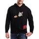 thumbnail image 1 of Sudadera con capucha Elevenparis Hombre Catch Me If You Can Negra XL, 1 of 2
