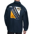 thumbnail image 2 of Men's Starter  Navy Nashville Predators Printed Logo Coaches Full-Snap Jacket, 2 of 2