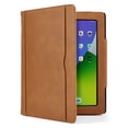 thumbnail image 6 of S-Tech Case For Apple iPad 7th 8th 9th Generation 10.2 (2019 2020 2021) Soft Leather Smart Cover Pencil Holder Wallet with Magnetic Sleep Wake Kickstand  7 8 9 Gen Brown, 6 of 6