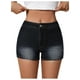 thumbnail image 1 of Pantalones cortos de mezclilla BEAUDRM de cintura alta y pierna recta para mujer, 1 of 5