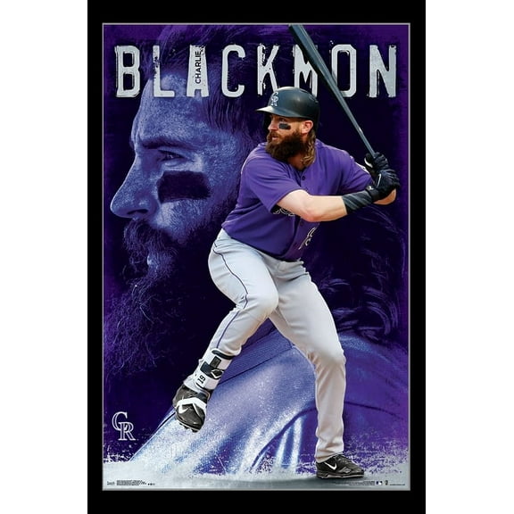 Colorado Rockies��_ - Charlie Blackmon Poster Print (22 x 34)