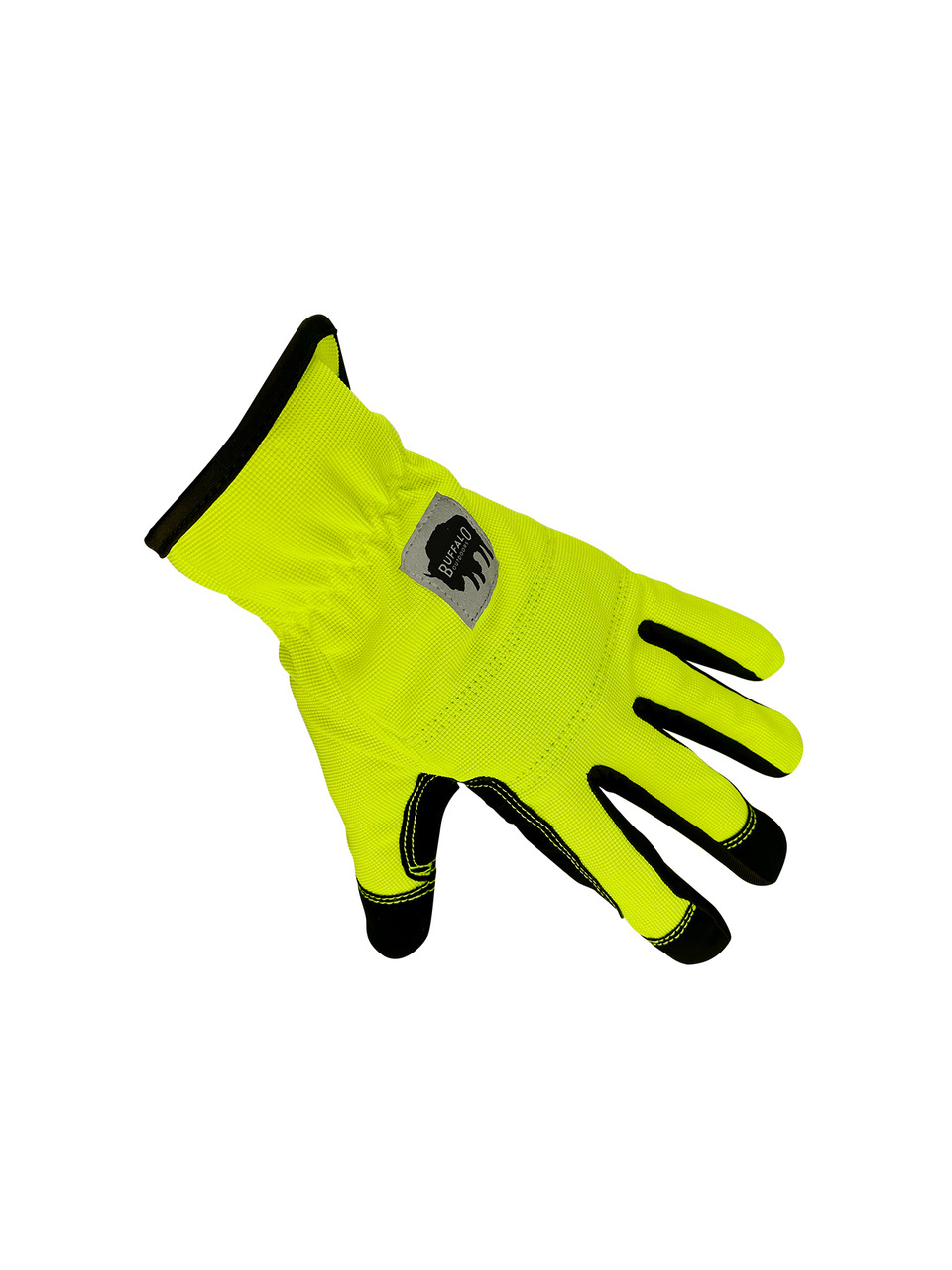 Buffalo Outdoors® Hi Vis Padded-Knuckle Work Gloves