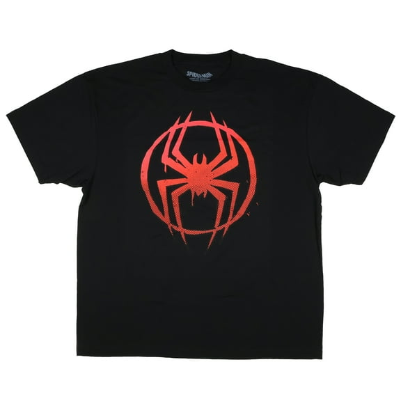 Marvel Spiderman Shirt Mens Miles Morales Spider-verse Logo Adult Graphic T-Shirt For Men And Women