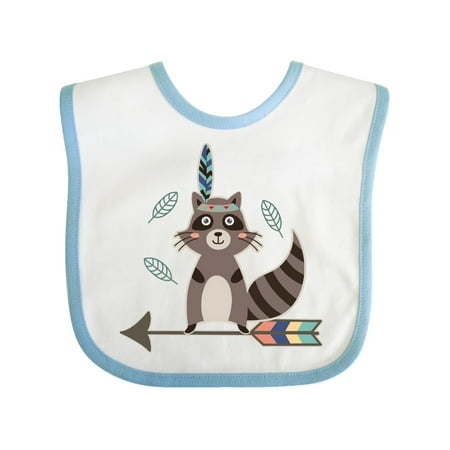 

Inktastic Raccoon Woodland Tribal Arrow Gift Baby Boy or Baby Girl Bib