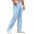 thumbnail image 5 of sageysalite Athletic Pants for Men Casual Straight Leg Drawstring Elastic Waist Lightweight Quick Drying Workout Pants with Pockets, 5 of 5