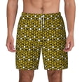 thumbnail image 3 of Uemuo Sunflowers 2 Pattern Mens Swim Trunks Quick Dry Board Shorts with Mesh Lining, Stretch Beach Shorts Quick Dry No-Chafing Board Shorts-Medium, 3 of 9