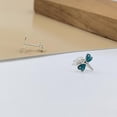 thumbnail image 3 of 925 Sterling Silver Cute Bees Ear Studs Tiny Insects Earrings Enamel Cartilage Ear Studs Earrings Minimalist Handmade Gift, 3 of 5