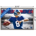 thumbnail image 3 of NFL New York Giants - Daniel Jones 19 Wall Poster, 22.375" x 34", Framed, 3 of 6