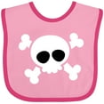 thumbnail image 3 of Inktastic Skull Design Boys or Girls Baby Bib, 3 of 4