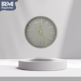 thumbnail image 2 of Reloj Análogo de Pared Minimalista gris, 2 of 5
