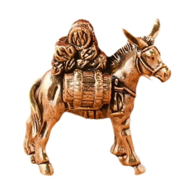 Maoww Statue d'Ânes Créatif Animal de Collection Statue Armoire pour Chambre