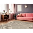 thumbnail image 2 of Capri Binya Ltgrey Bone Area Rug 65 x 93 Transitional 100% Polypropylene, 2 of 6