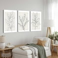 thumbnail image 2 of 3Pcs Neutral Botanical Wall Art Minimalist Abstract Botanical Line Canvas Posters Prints Modern Beige Boho Plant Paintings Wall Decor Pictures for Bedroom Living Room Home Decoration, Und, 2 of 7
