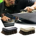 thumbnail image 7 of Leather Cleaning Brush with Natural Horse Hair Bristles for Car Interiors, Boots, and More, 7 of 7