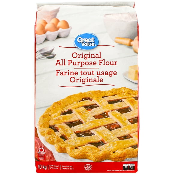 Great Value Original All-Purpose Flour, 10 kg