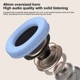 thumbnail image 6 of xjwjuw Noise-Canceling Wireless Bluetooth 5.3 Headphones, 40mm Speaker Stereo Sound, Foldable Design, Call Noise Reduction, for Music, Gaming & Calls for Home, Office, Daily Commute and Travel, 6 of 7