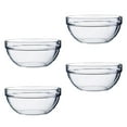 thumbnail image 3 of Tineasur Salad Mixing Bowl Transparent 4Pcs 5.5x2.4In, 3 of 6