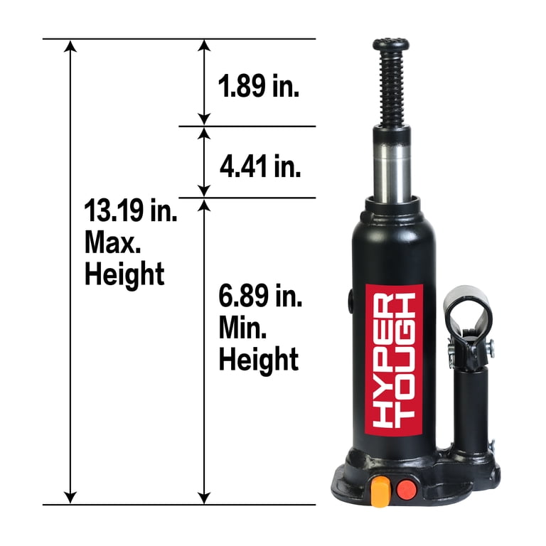 Hyper Tough 2 Ton Steel Hydraulic Bottle Jack photo 5