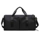 thumbnail image 1 of Bolsa de viaje para mujer y hombre, bolsa de gimnasio con separación de ropa seca y húmeda, bolsa de lona con compartimento para zapatos, bolsa de fin de semana, 40*21*20cm, 1 of 5